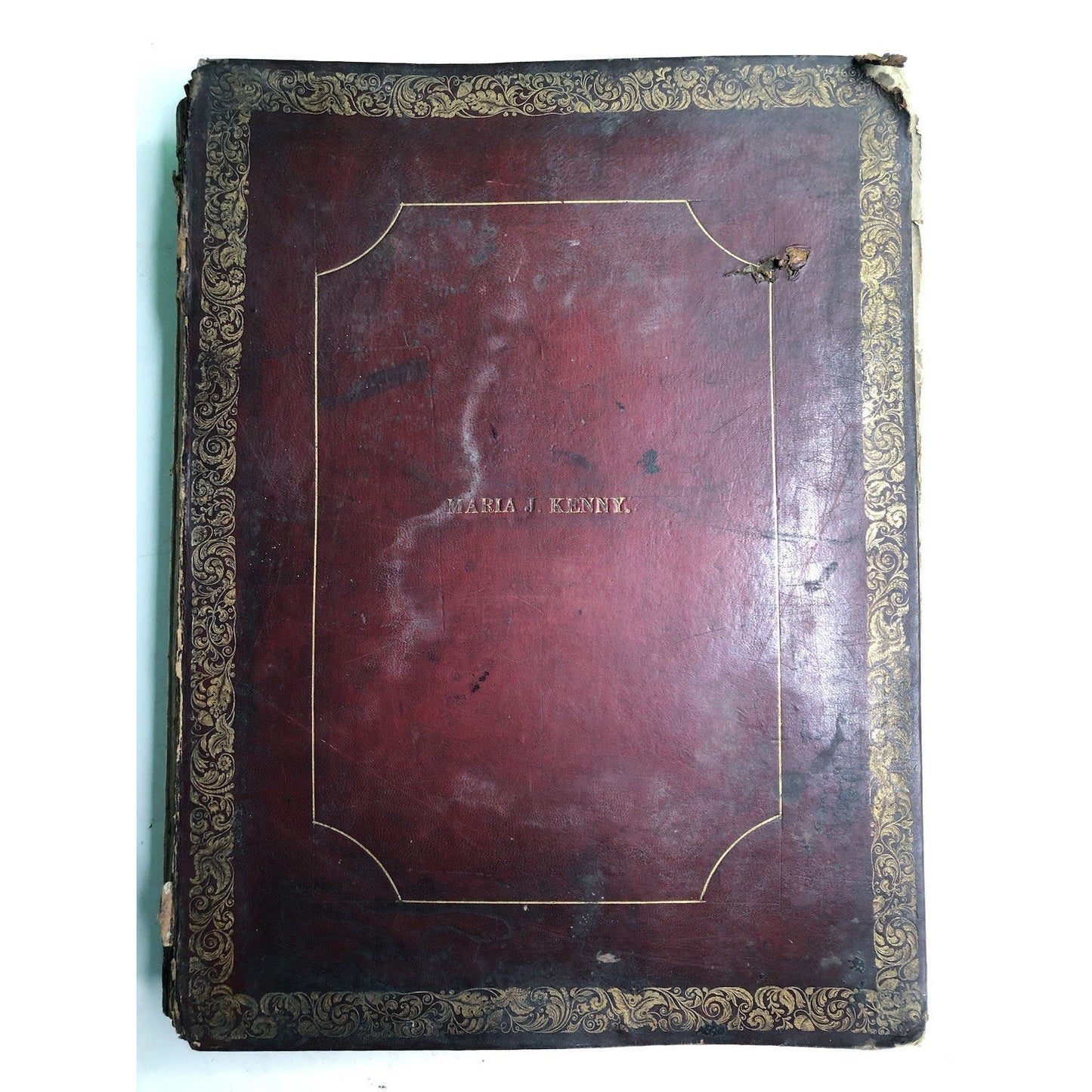 RARE Antique Bound Book of Various Sheet Music Circa Mid 1800’s Custom