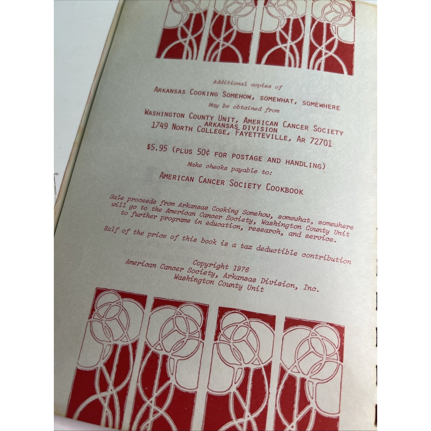 Arkansas Cooking Somehow, Somewhat, Somewhere 1976 Culinary Masterpiece Recipes