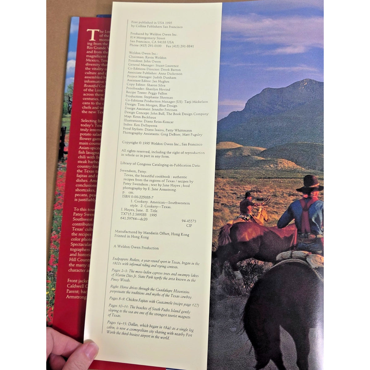 Vintage 1995 Texas The Beautiful Cookbook Hardcover Authentic Regional Recipes