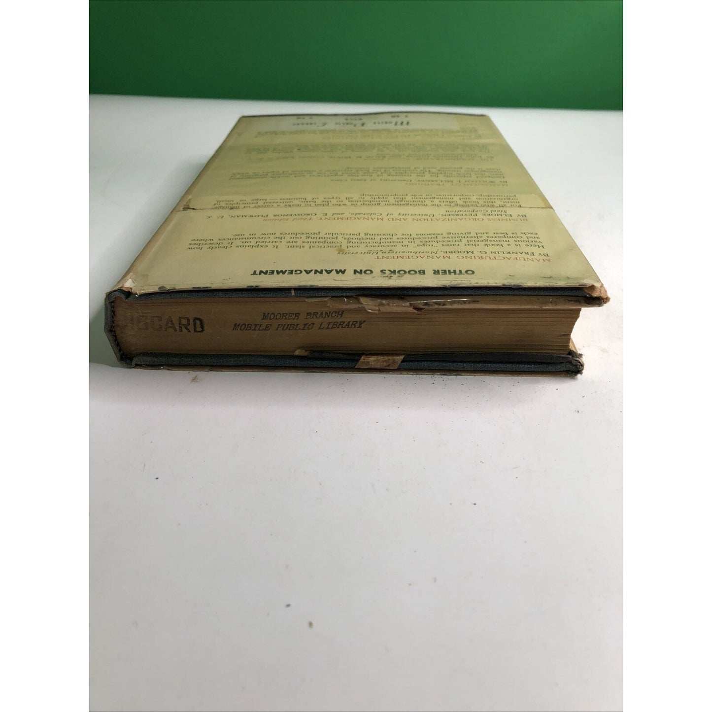 The Writings of the Gilbreths Scientific Management Edited By Spriegel & Myers