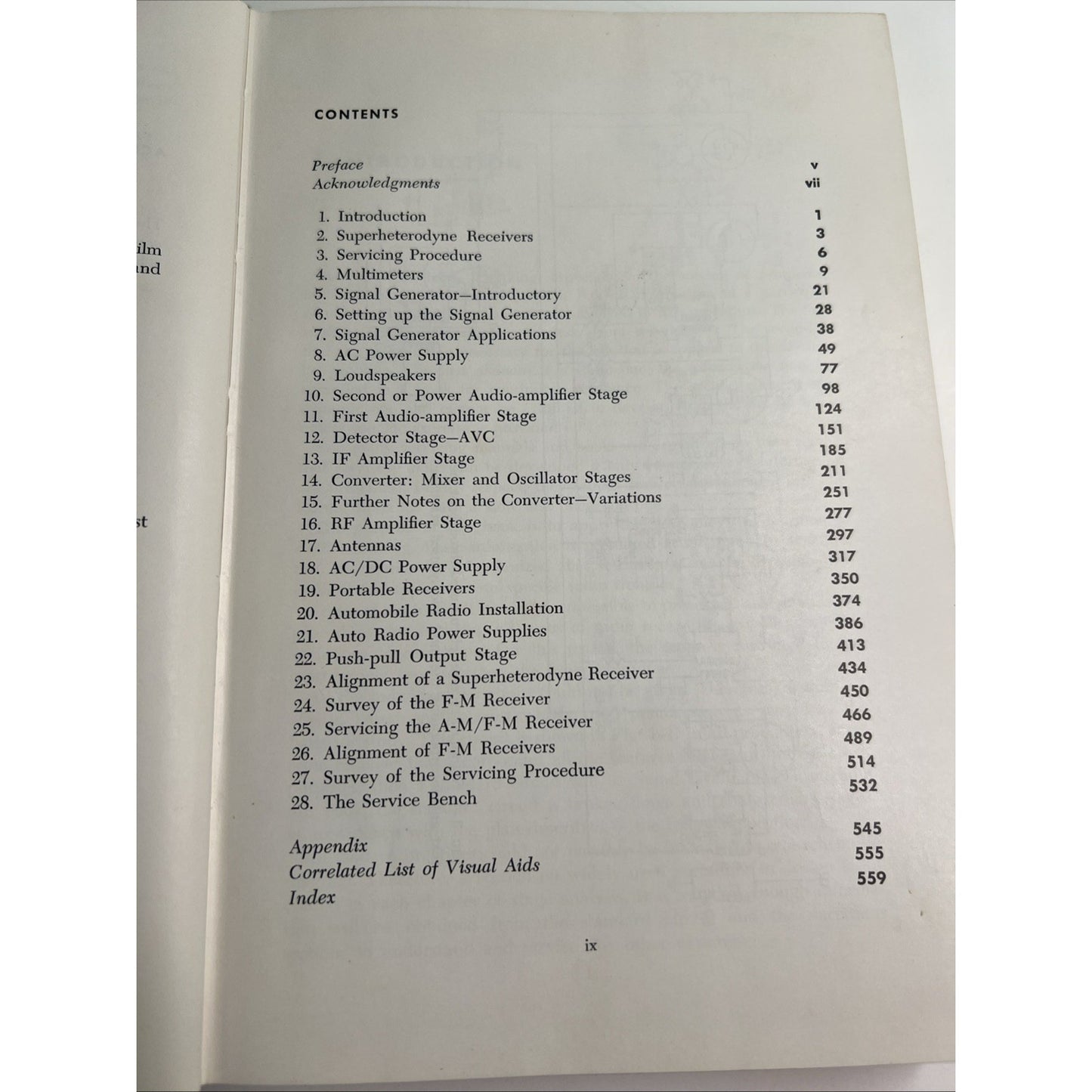 Elements of Radio Servicing 2ND Edition 1955 HC Illustrated By Marcus & Leavy