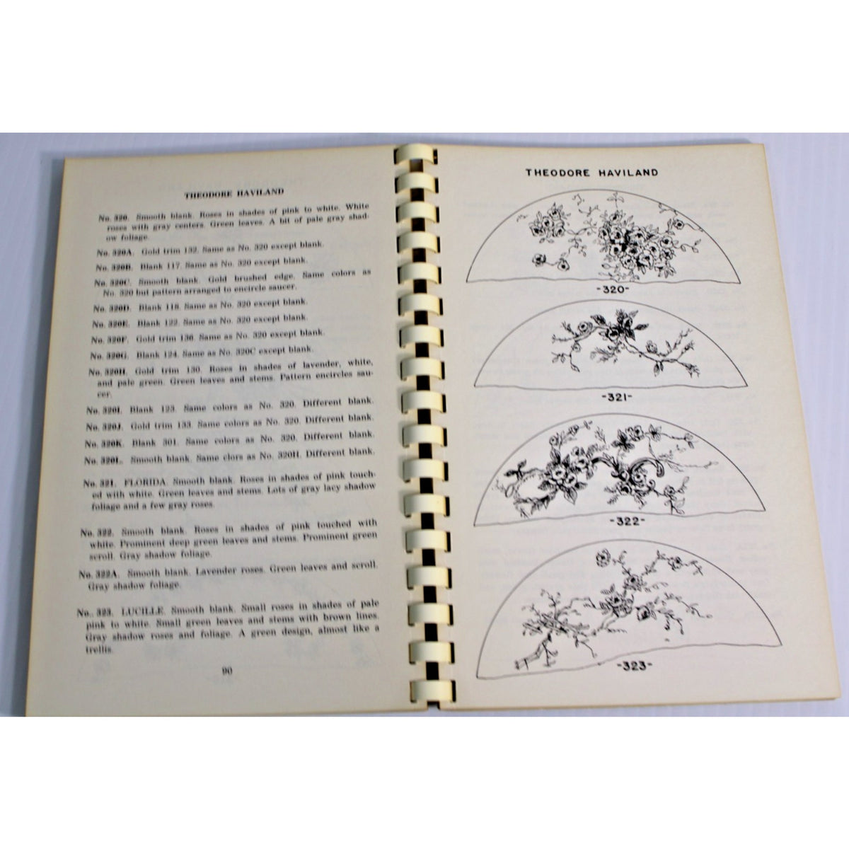 Two Hundred Patterns Haviland China Book Two Arlene Schleiger 1952 Reference
