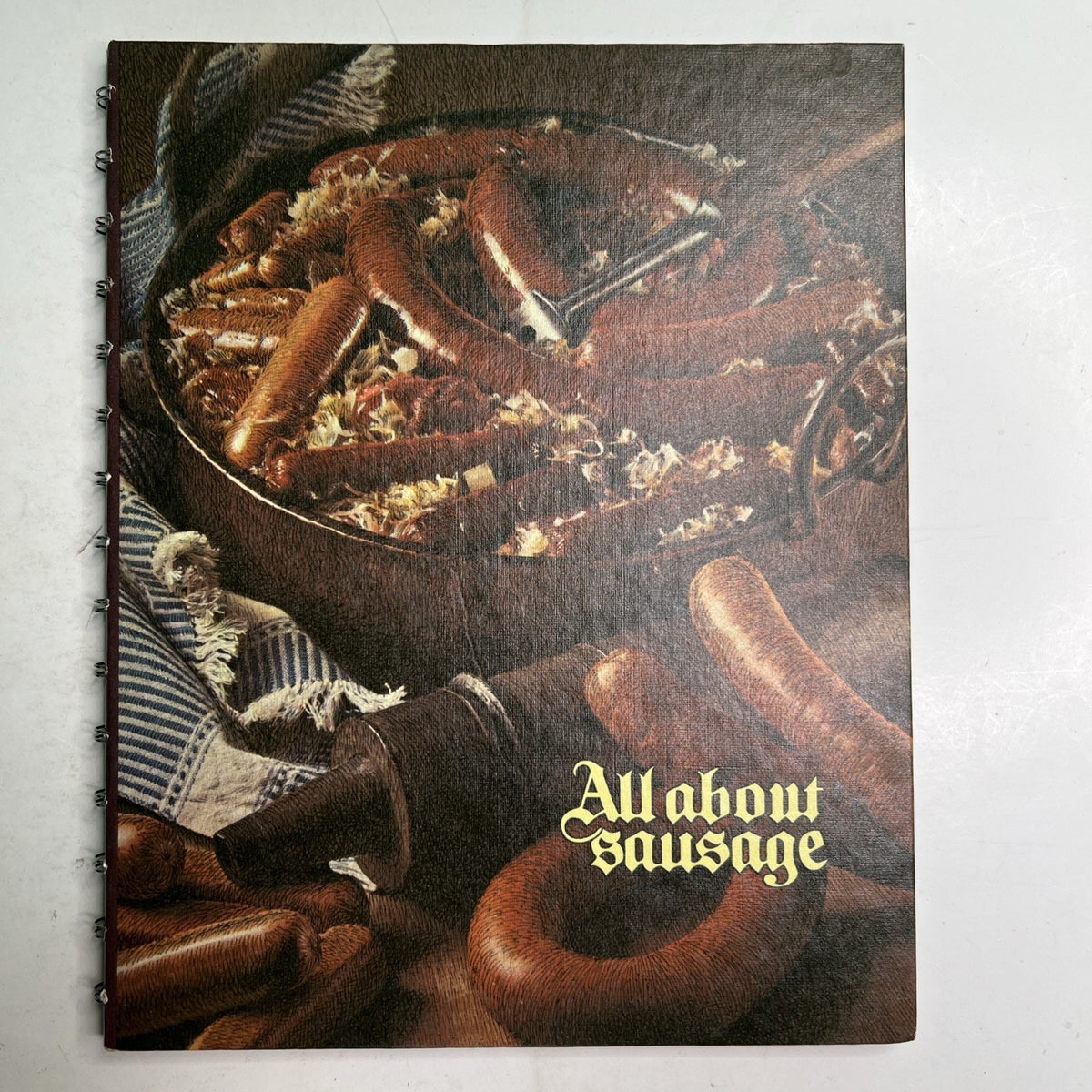 All About Sausage Oscar Mayer Cookbook Recipes 1973 Hardcover Spiral
