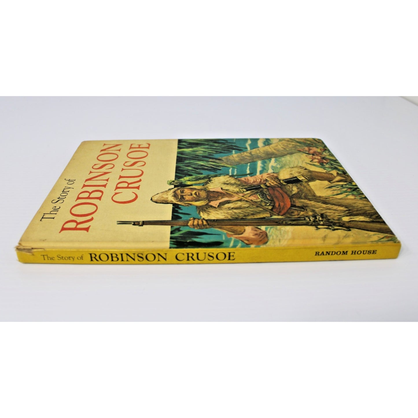 The Story of Robinson Crusoe Random House Hardcover Illustrated Book 1952