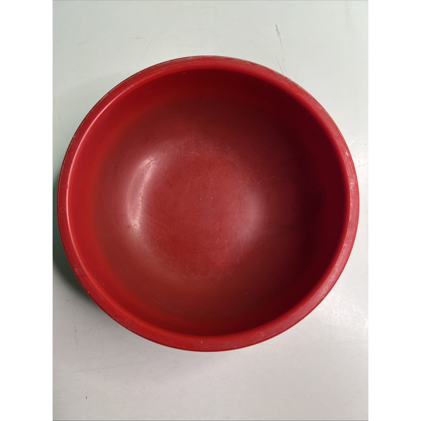 Vintage 1970's Peanuts Snoopy’s Suppertime Dog Dish Red UFS Charles Schulz