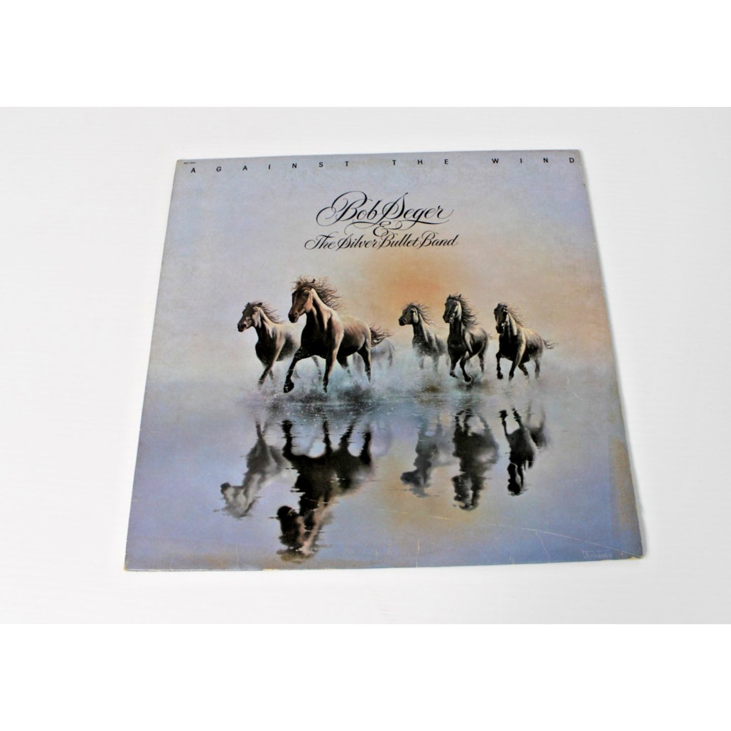 2 LP Lot- Bob Seger & The Silver Bullet Band- Against The Wind & Live Bullet