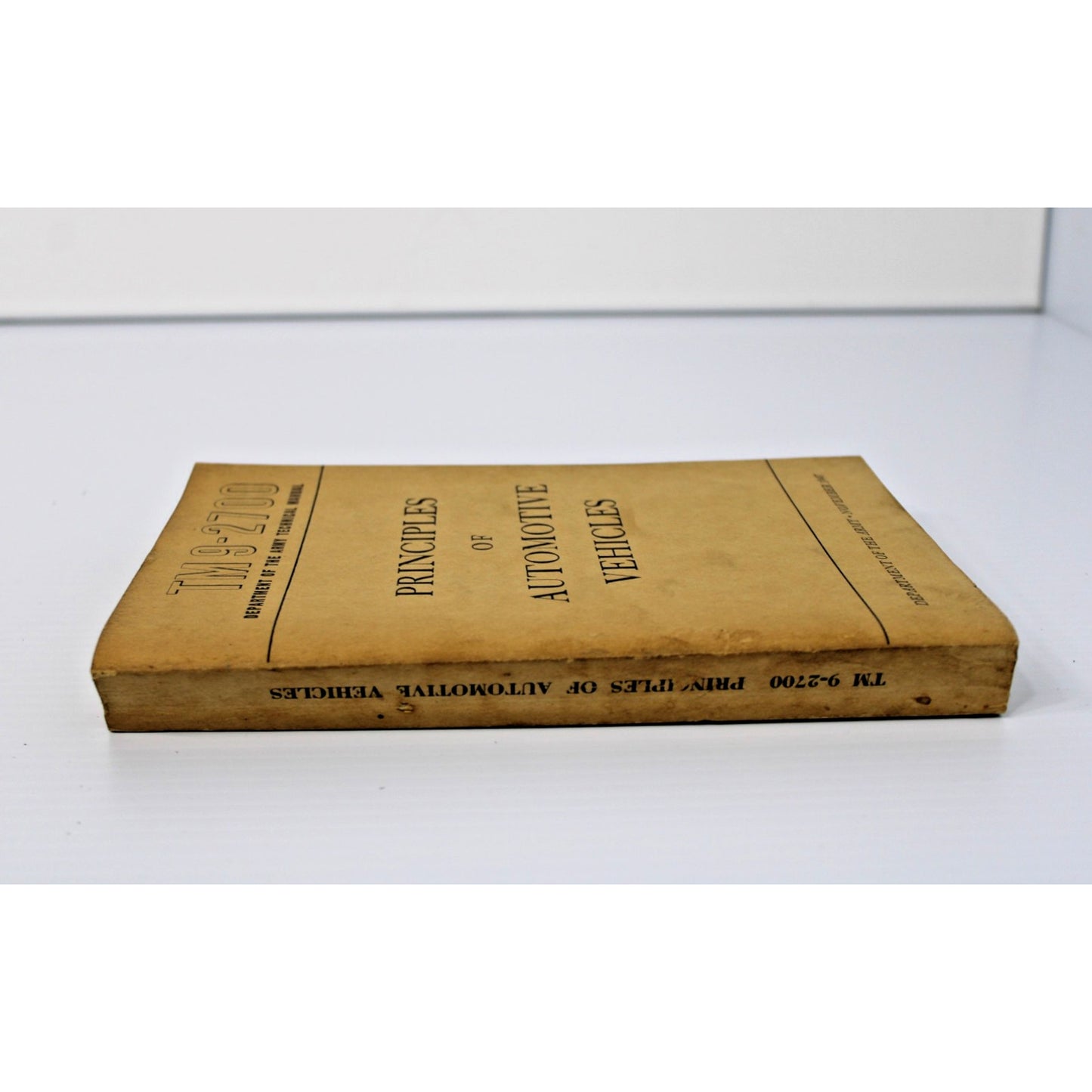 US Army Technical Book TM9-2700 Principles of Automotive Vehicles, 1947 Post-WW2