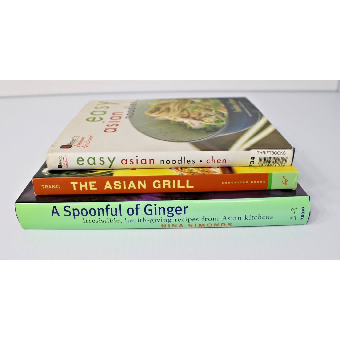 Bundle: Lot of 3 Asian Cooking Cookbooks, Healthy Recipes, Traditional Meals