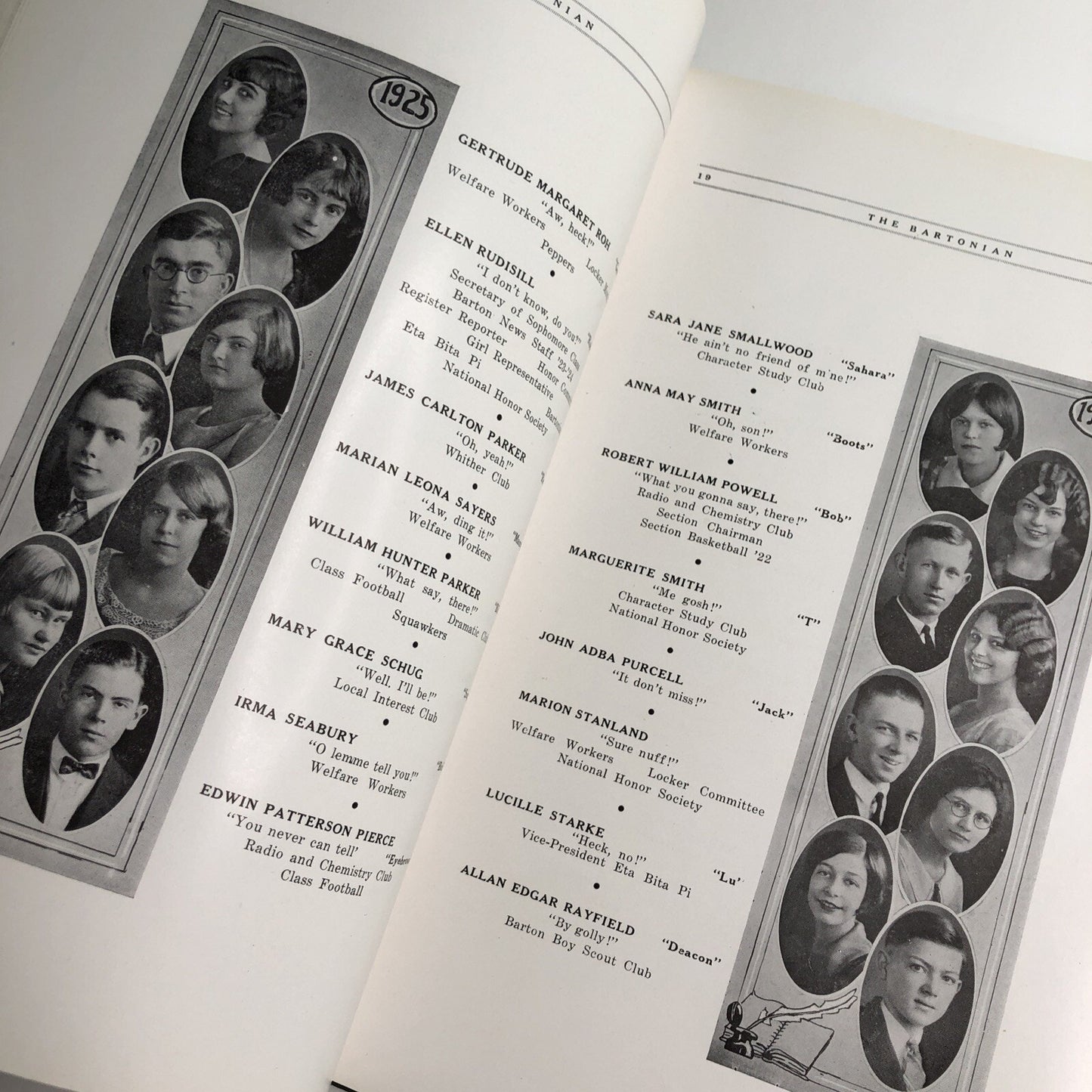 1925 BARTONIAN Yearbook Mobile High School Alabama Local History Barton Academy