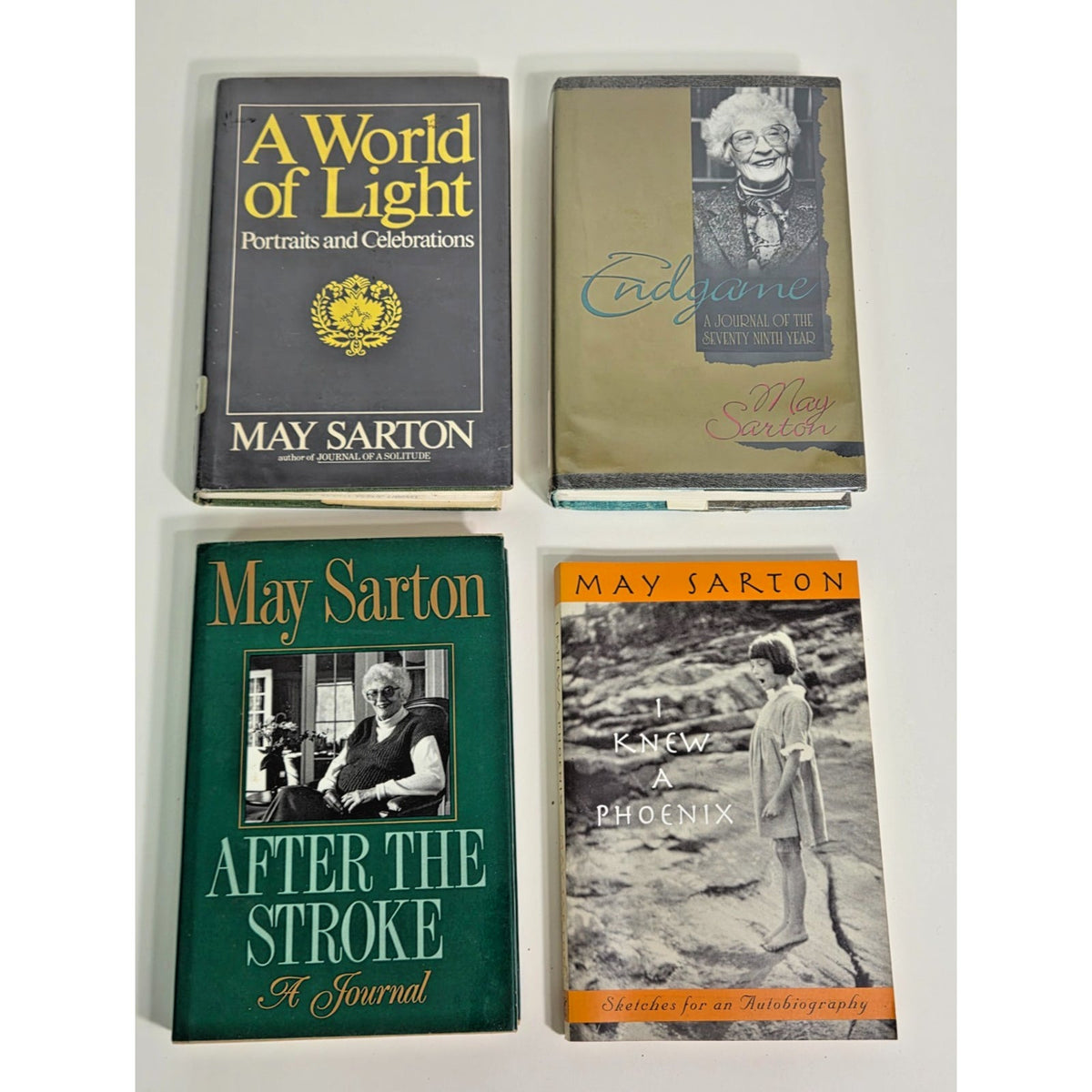 May Sarton Book Lot 4 Memoirs Journals 3 Stated First Editions Endgame Phoenix