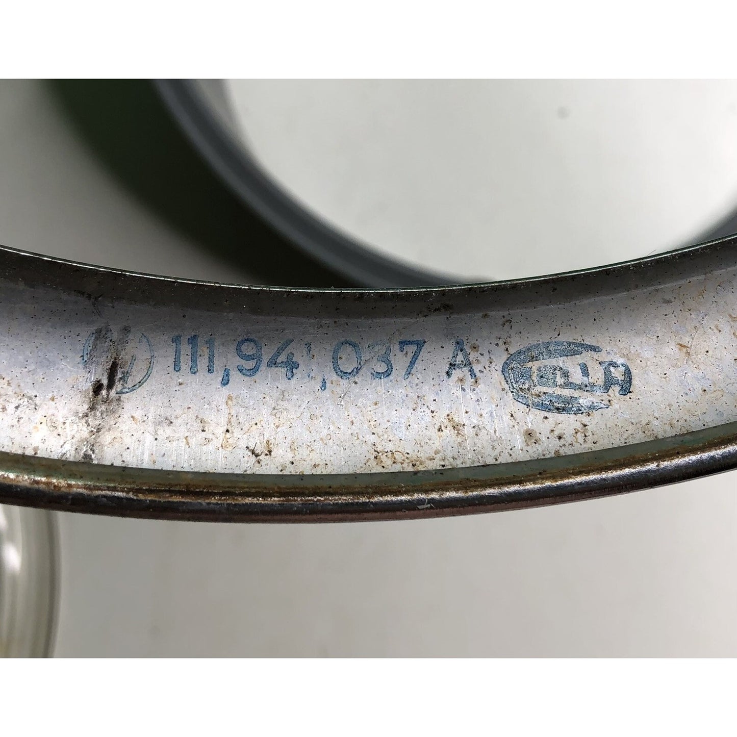 Vintage HELLA Volkswagen VW Logo Headlight Glass Lens & Assembly