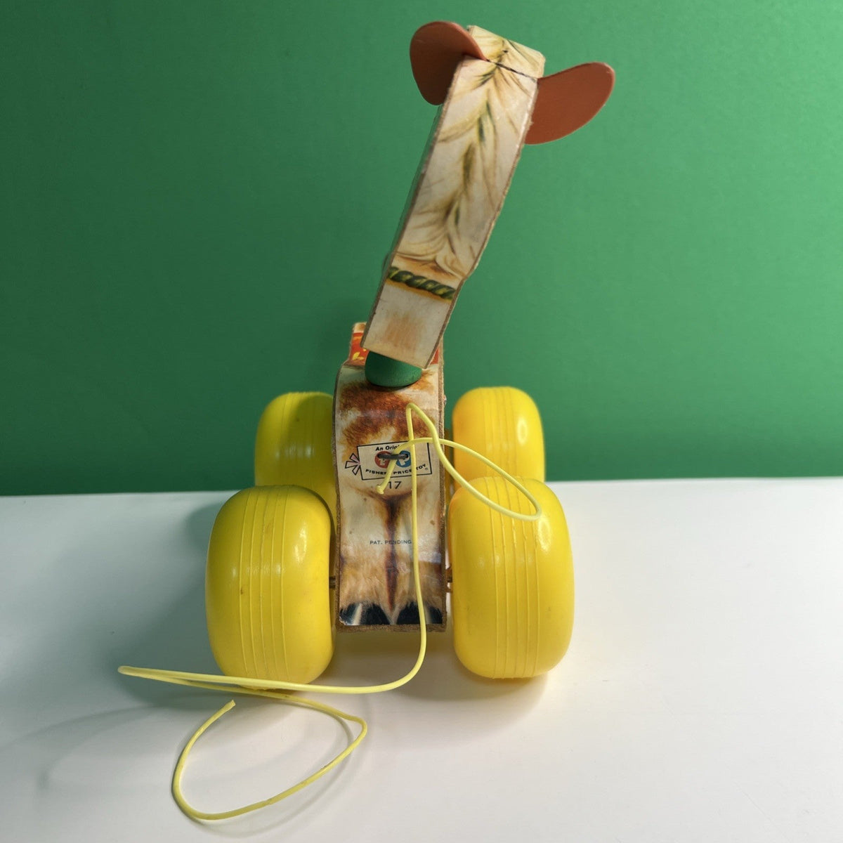 1965 Prancy Pony #617 Fisher Price Clippity Clop Horse Sound Pull Toy Bouncy