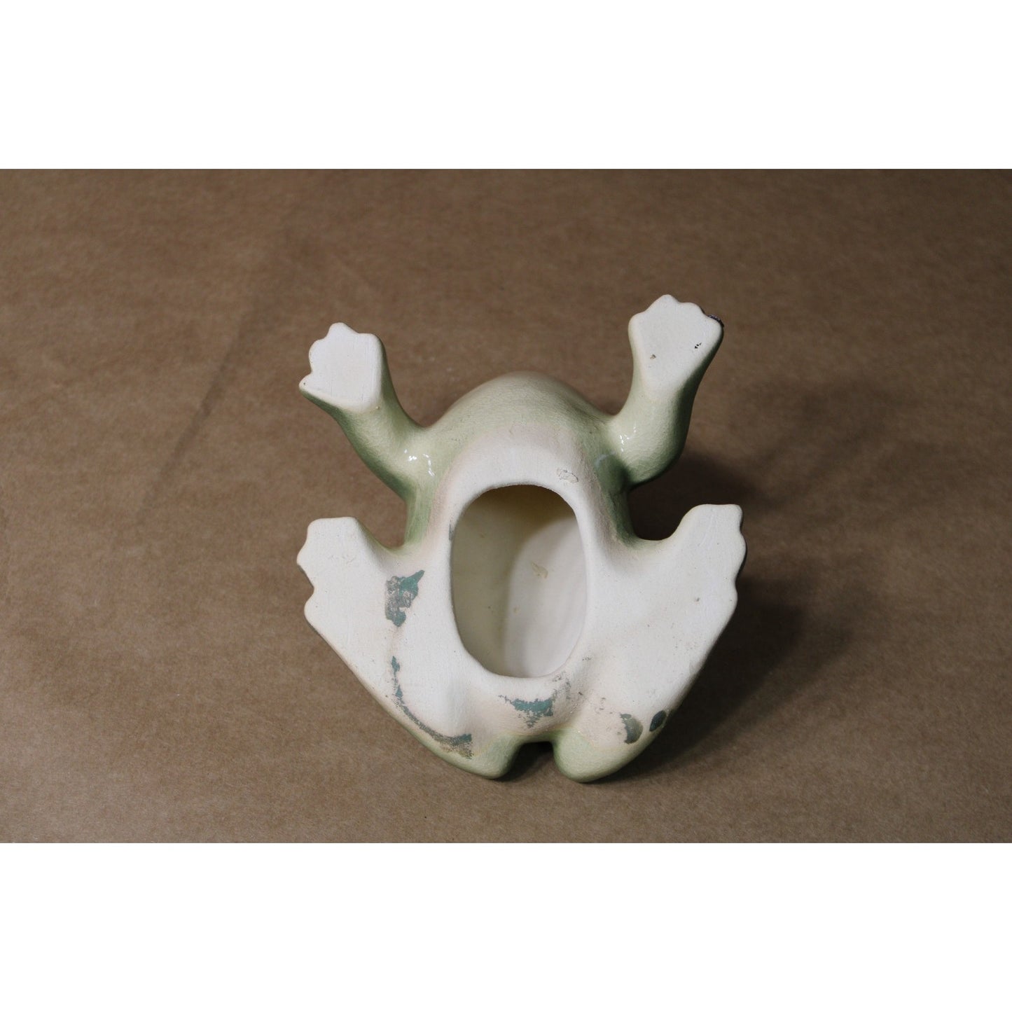 Vintage Mid Century Ceramic Frog, Kitchy MCM
