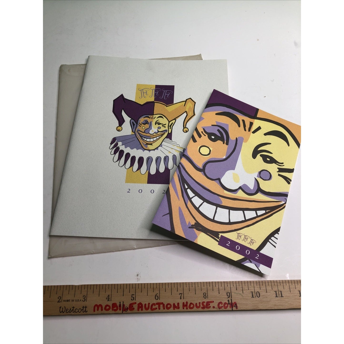 Fifty Funny Fellows FFF 2002 75th Anniversary Invitation Celebration & History