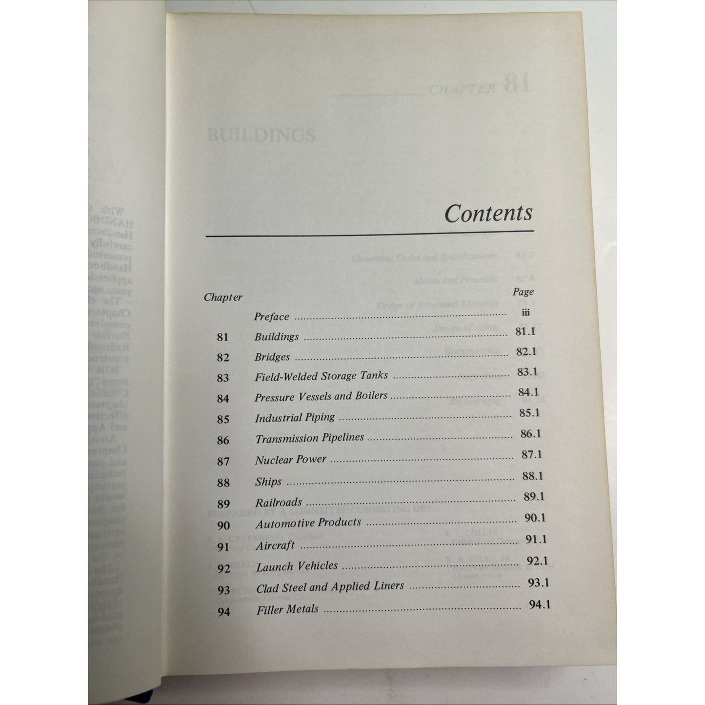 AWS Welding Handbook Applications Of Welding Section 5 6th Ed 1973 HC Illustrate