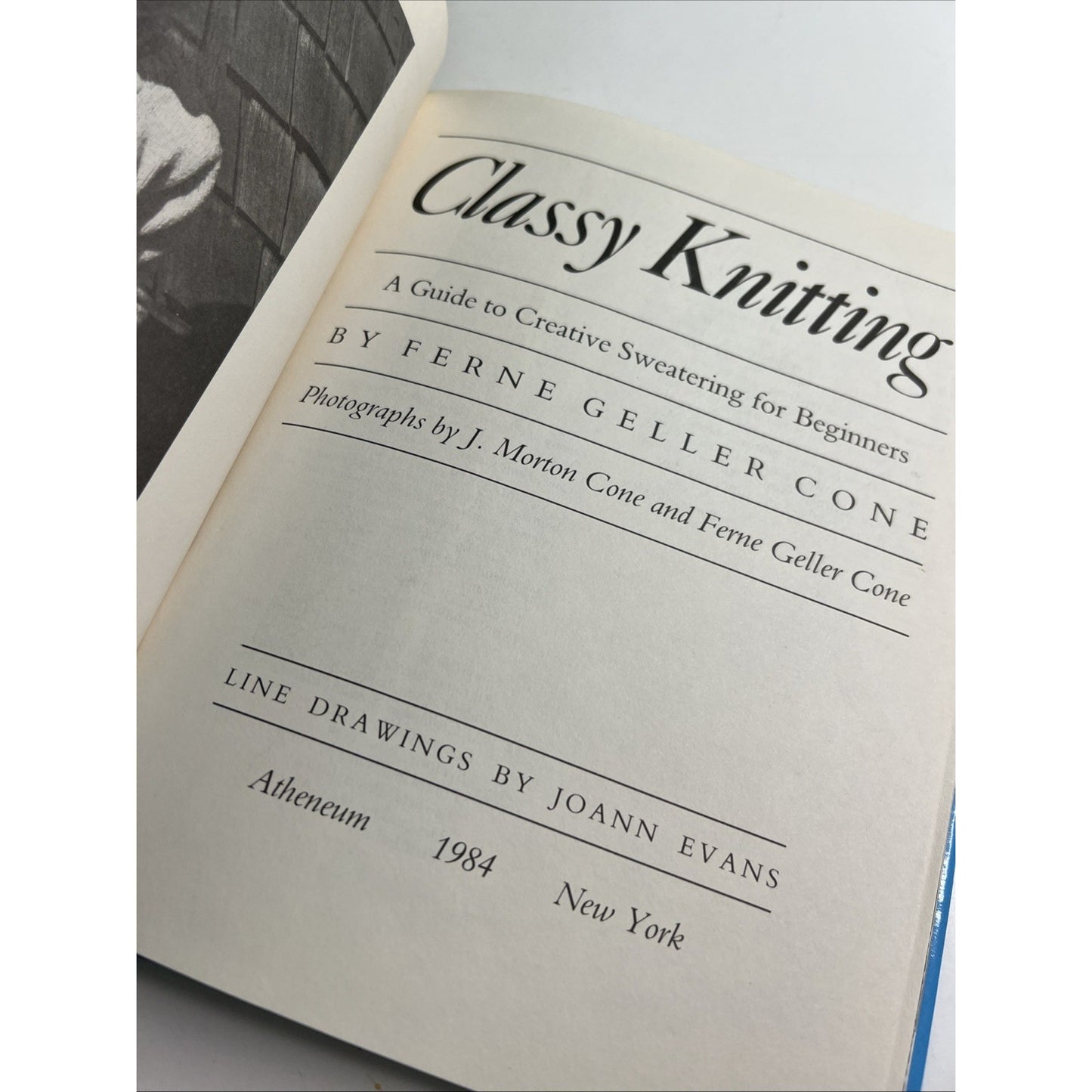 Classy Knitting Guide to Creative Sweatering 1984 HC DJ by Ferne Geller Cone