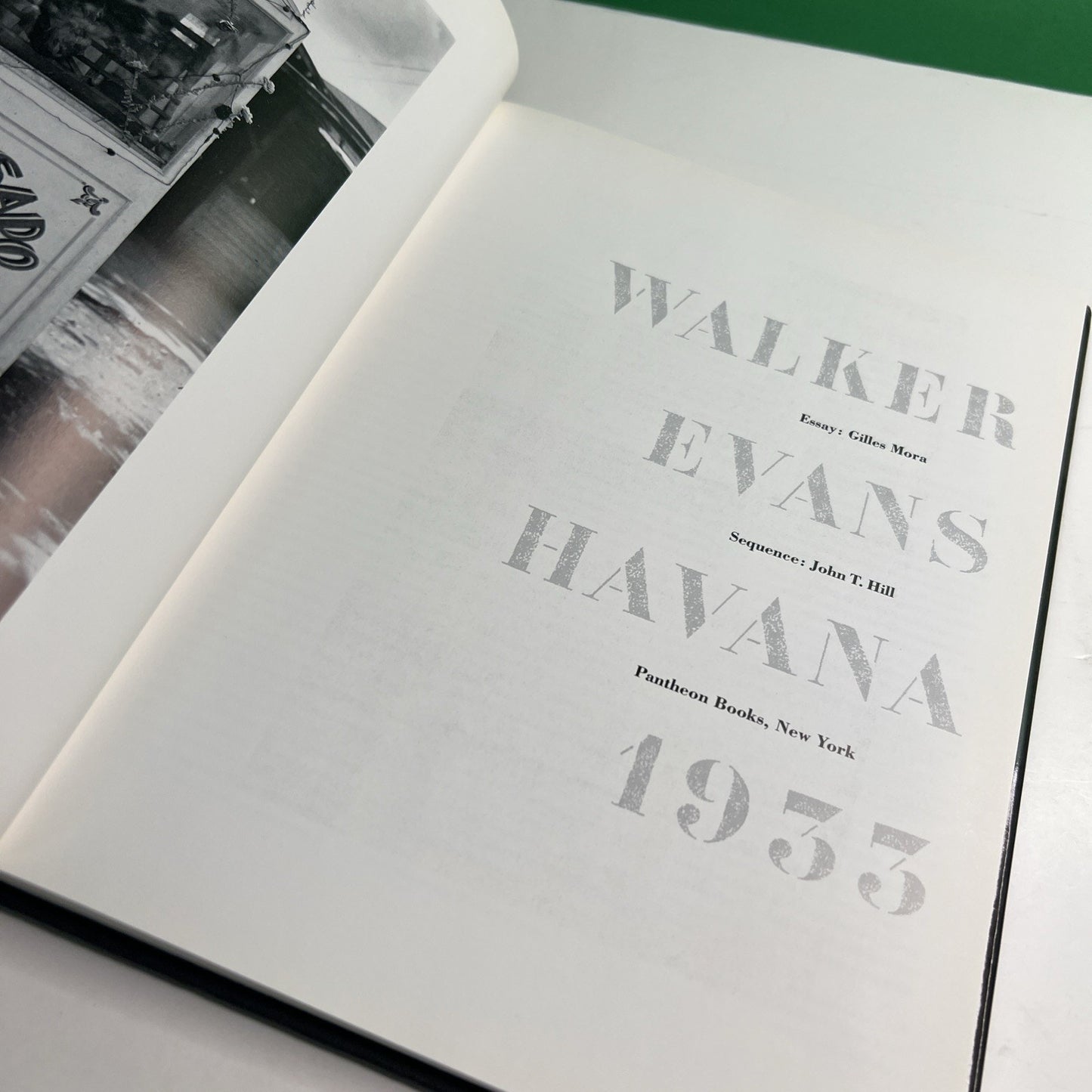 Walker Evans Havana 1933 HC DJ 1989 1st American Edition Photo Book Cuba