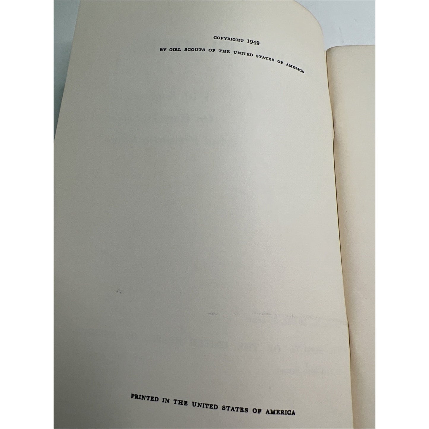 Vintage 1949 GAMES for Girl Scouts of America Booklet GSA 82 pages PB