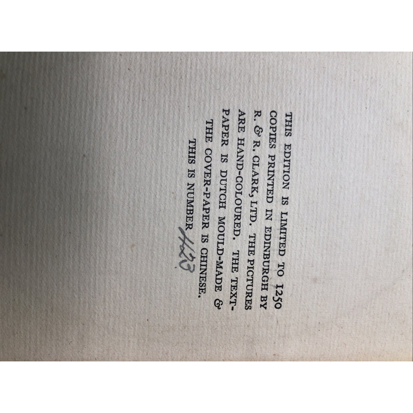 1925 M. Perrault & G. M. Gent Mother Goose w/ Morals Nonesuch Press #423/1250 LE