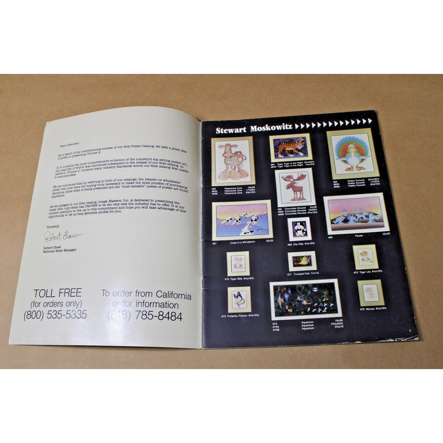Vintage 1980s/ 90s Image Masters Posters Catalog Volume 2, Cars, Models, Photos