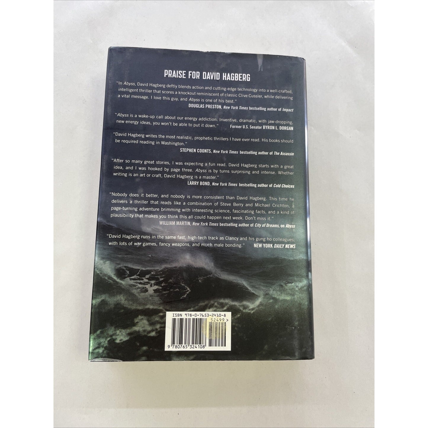 McGarvey Ser.: Abyss by David Hagberg (2011, Hardcover) SIGNED BY AUTHOR