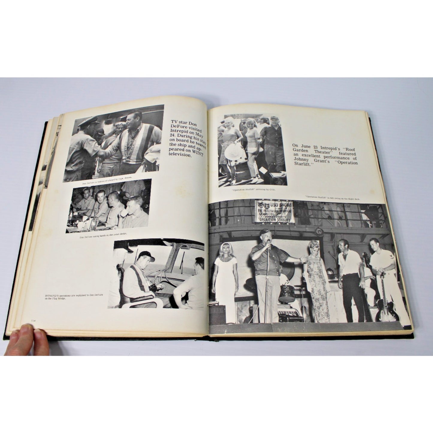 1966 USS Intrepid CSV-11 Cruisebook- Vietnam, Gulf of Tonkin CVW-10 Operations