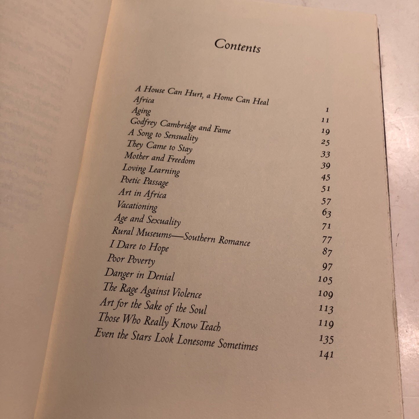 Maya Angelou EVEN THE STARS LOOK LONESOME Stated 1st Edition 1997 HC