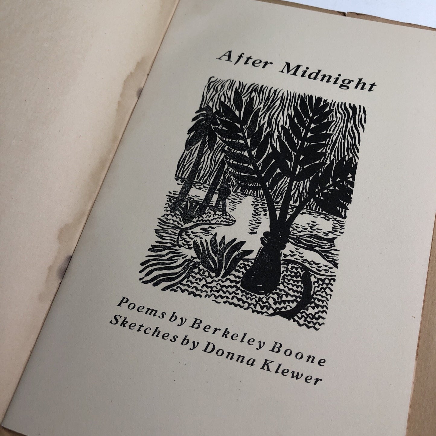 1944 After Midnight Poems by Berkeley Boone Illustrated by Donna Klewer