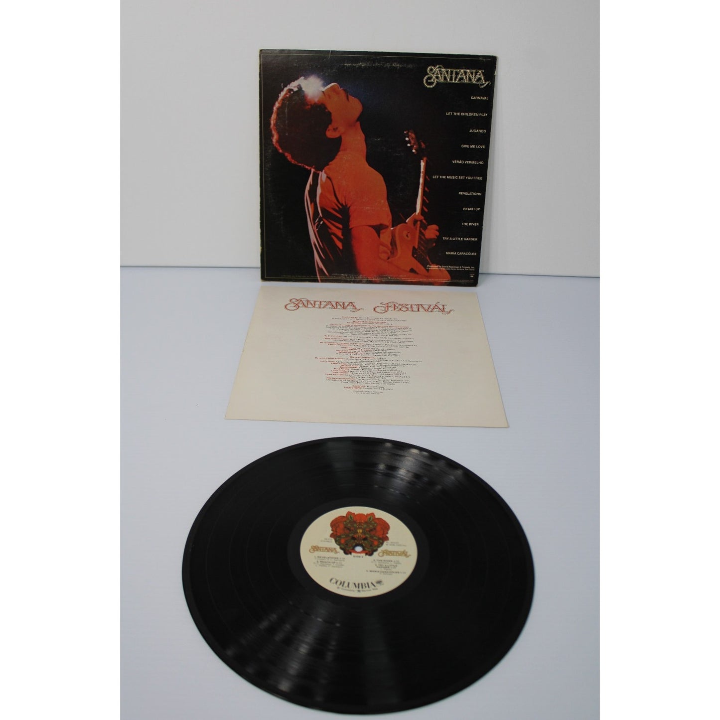 Santana- Festival, 1977 CBS Records BL-34423, Classic Rock Album in EX Condition