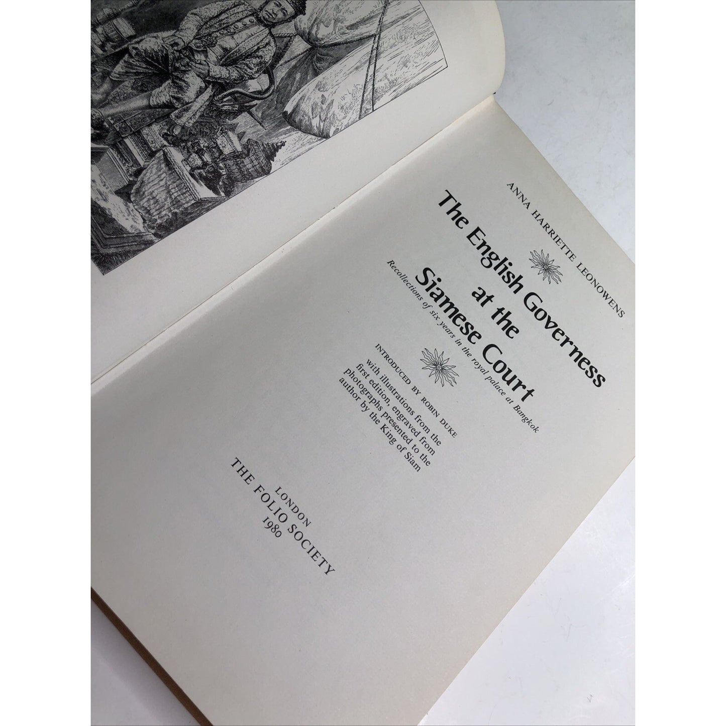 The English Governess at the Siamese Court By Anna Harriette Leonowens HC