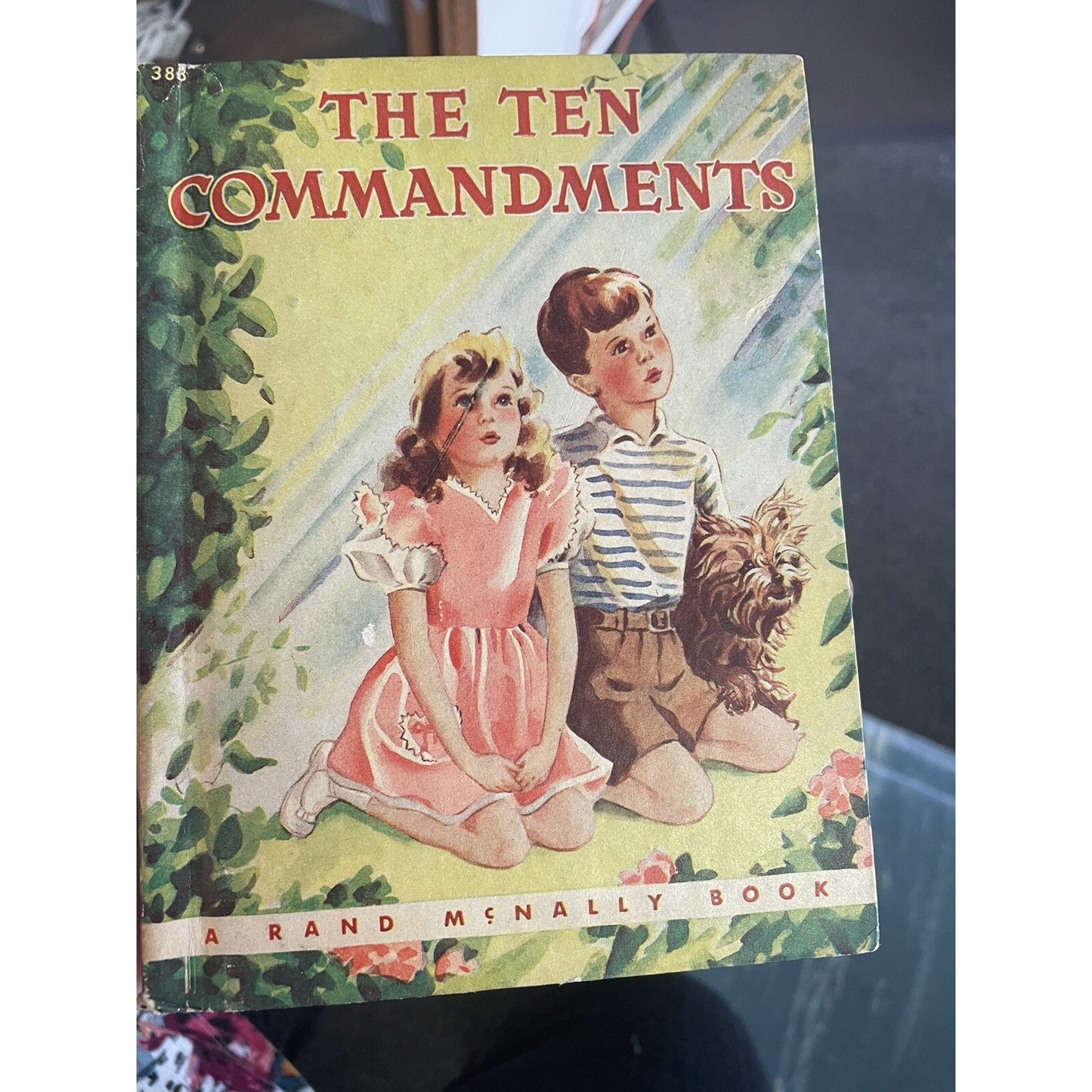 Ten Commandments/Pillowtime Tales MISPRINT READ DESCRIPTION Rand McNally 1943