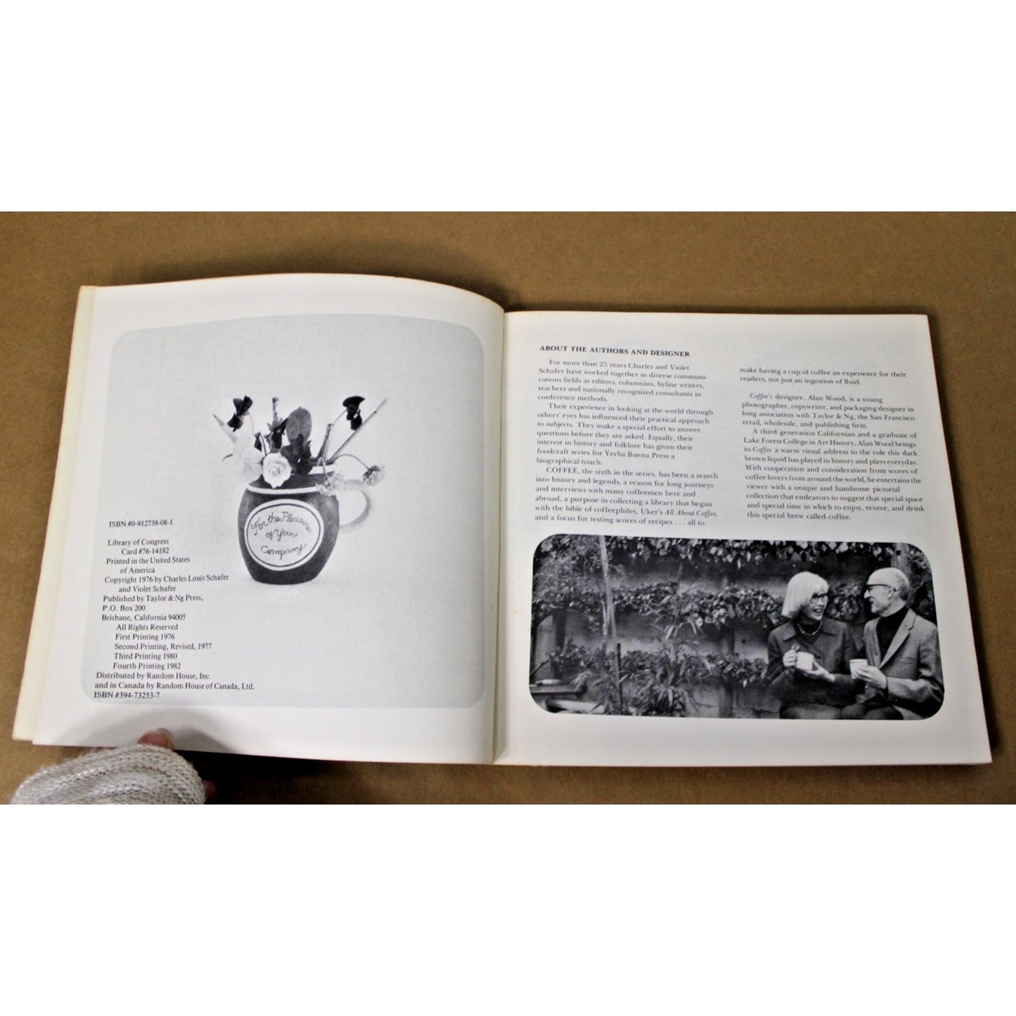 VTG 1976 Coffee: A Connoisseur’s View Of Coffee by Charles & Violet Schafer