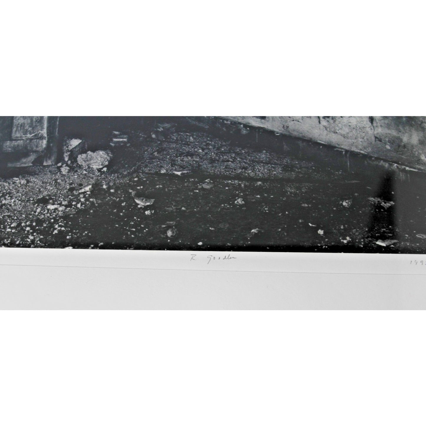 Silver Gelatin Photo Hand Signed, Russell Goodloe 1995 Mobile AL Abandoned Space