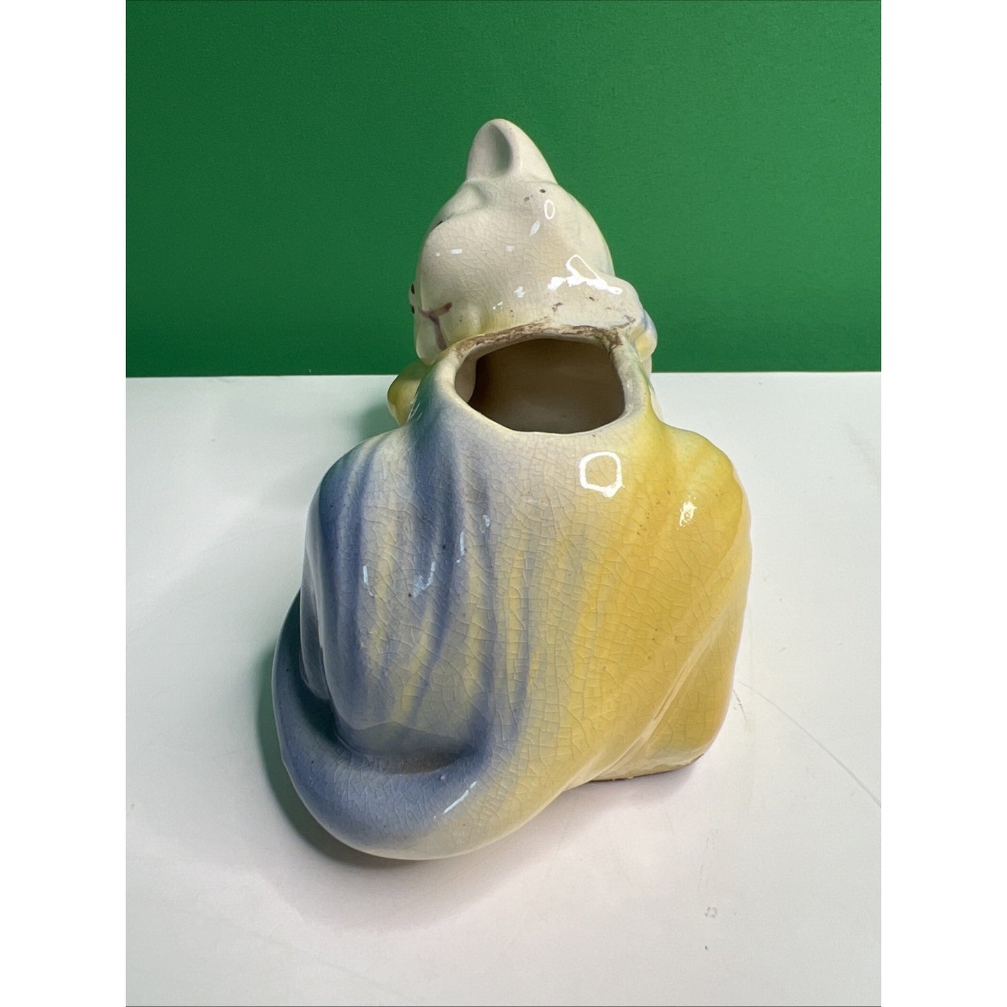 Vintage McCoy Pottery Ceramic Cat Planter Made In USA No. 37