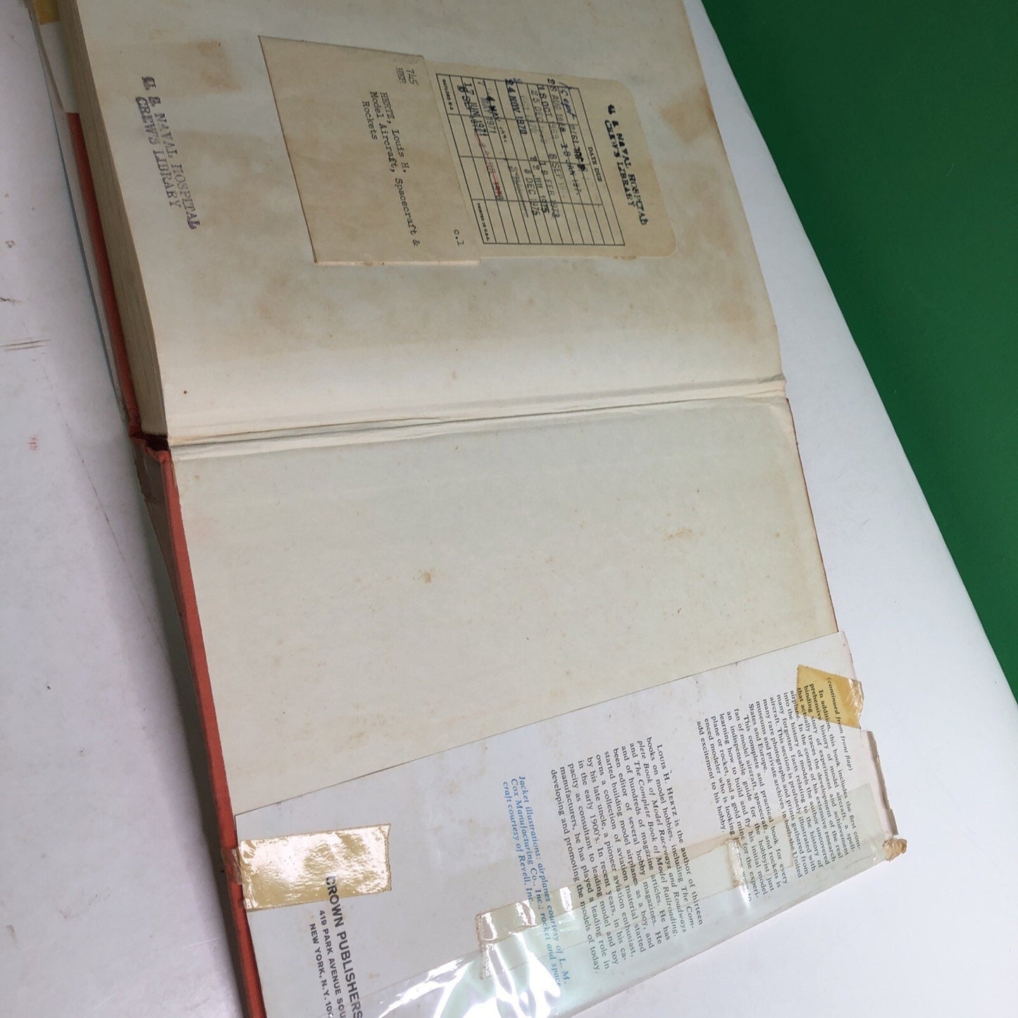 Complete Book Of Model Aircraft Spacecraft And Rockets HC DJ Louis H. Hertz 1967