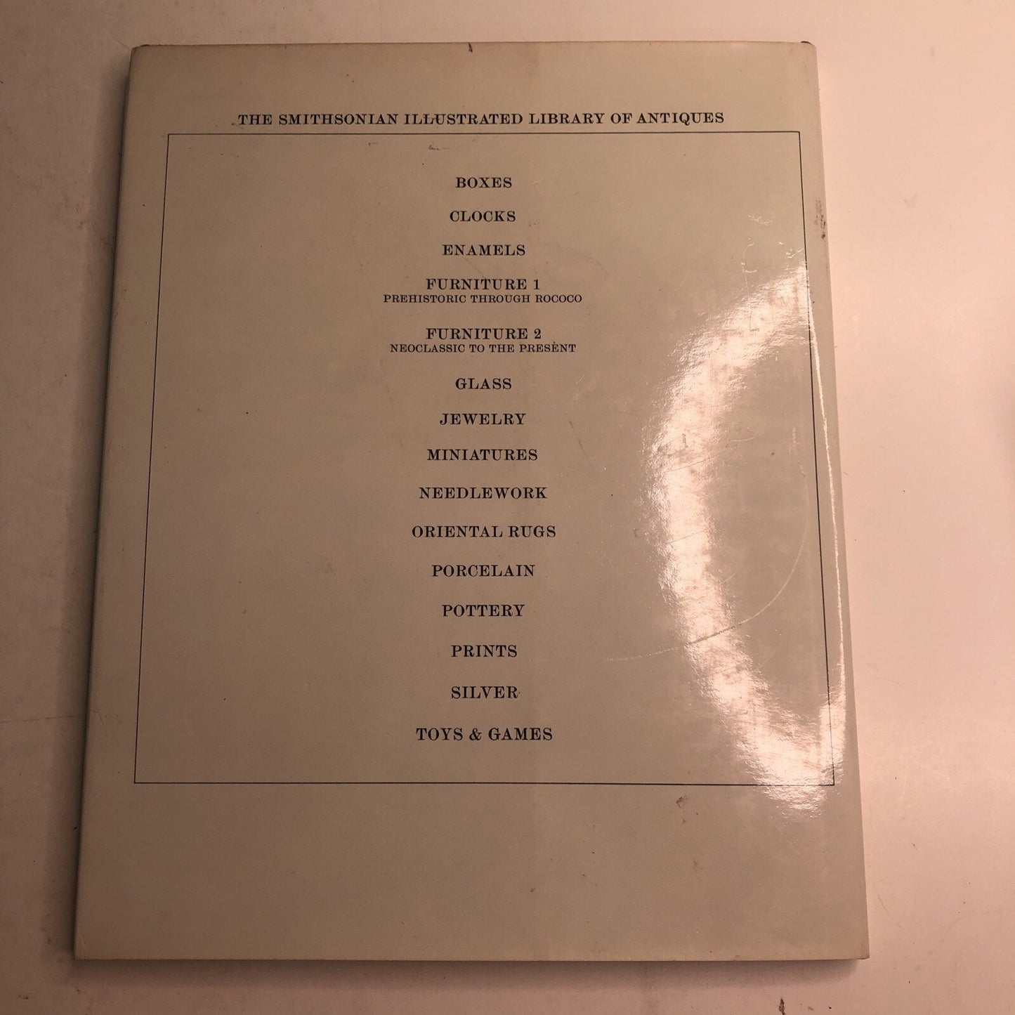 MINIATURES The Smithsonian Illustrated Library of Antiques 1983 HC DJ