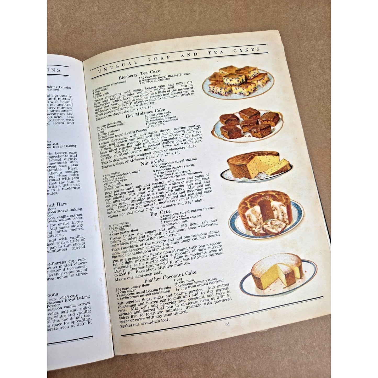 1929 Any One Can Bake Cookbook - Royal Baking Powder Co. - Vintage Art Deco