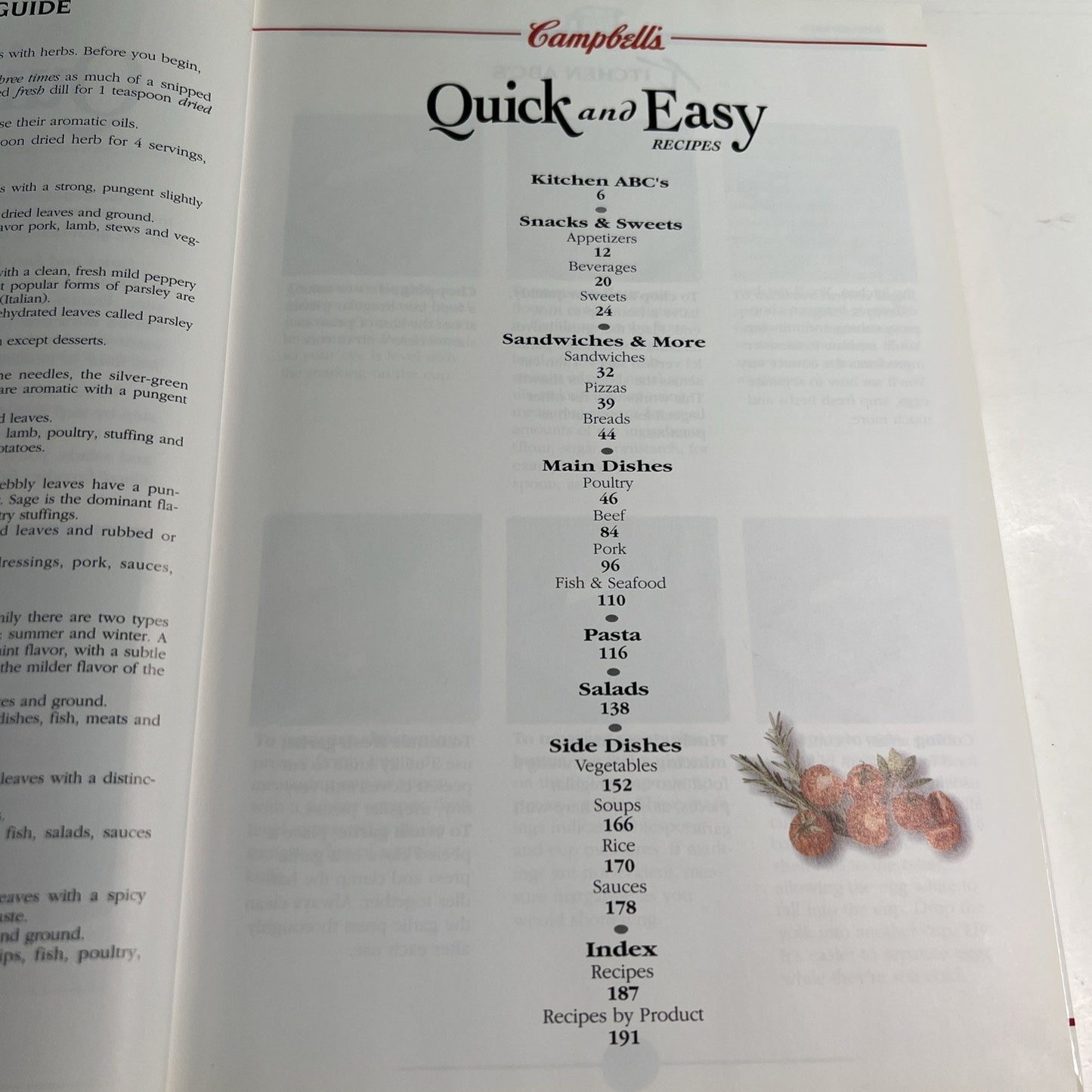 Campbell's Quick and Easy Recipes by Patricia Teberg Soup Cooking Brimar