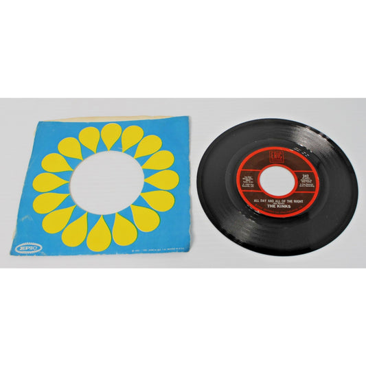 The Kinks- Tired of Waiting for You/All Day & All of The Night VTG 1964 45 RPM