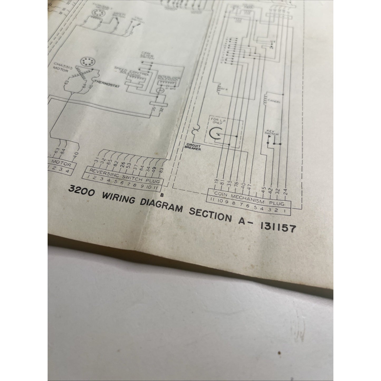 Wurlitzer Model #3200 Wiring Diagram, Schematic + 548 Amplifier: 5 originals