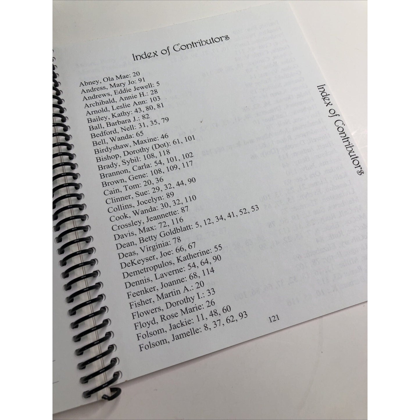2003 ARSEA Foundation Cookbook Alabama Comb Bound