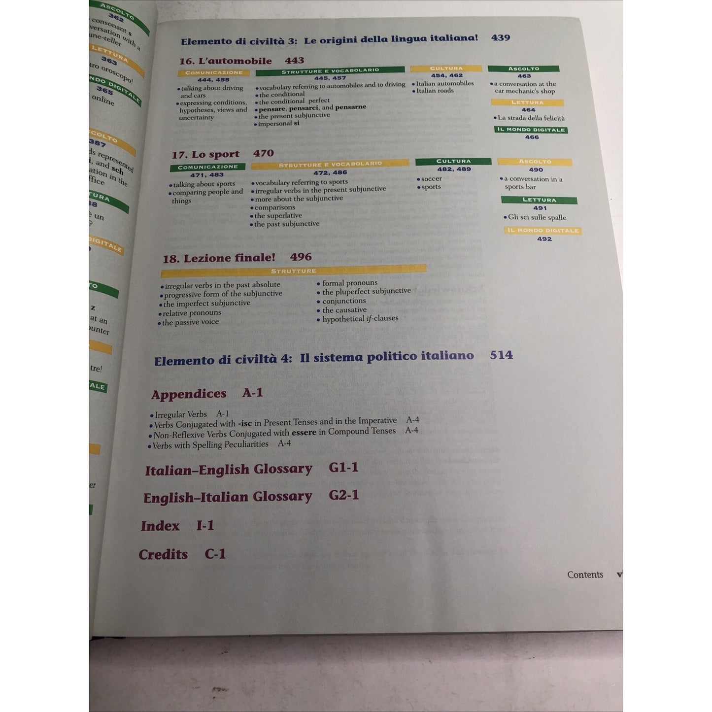 Adesso! An Introduction to Italian By Marcel Danesi Third Edition 2006 Audio CD