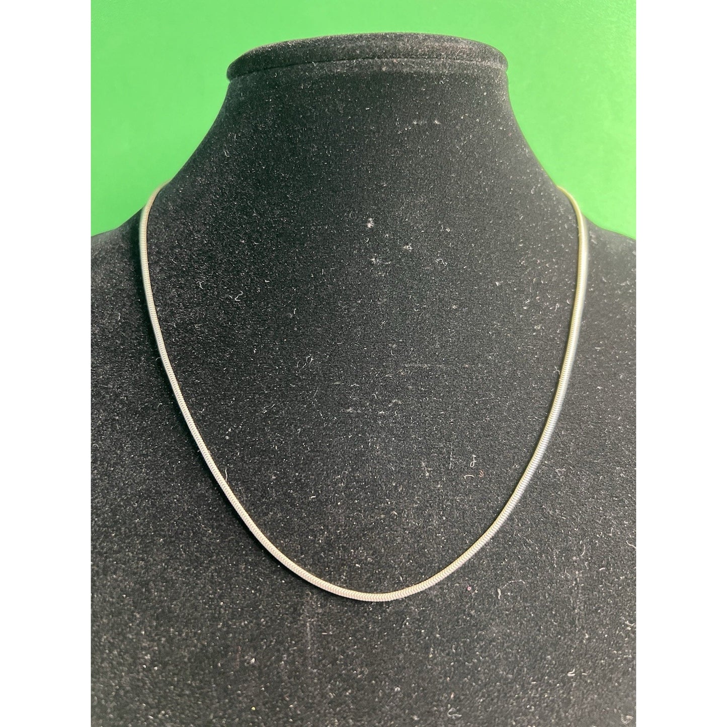 Vintage Sterling Silver 925 Round Snake Chain Necklace 20” Length Holiday Gift