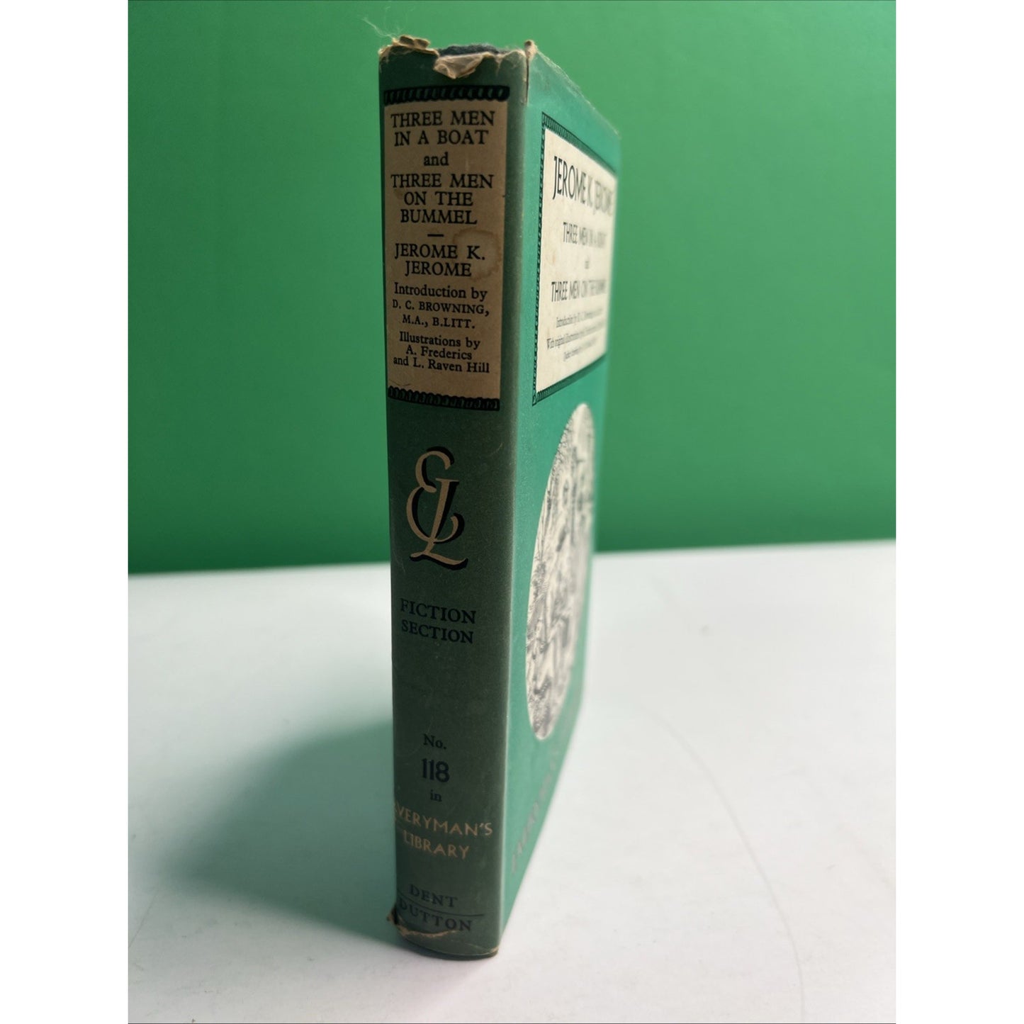 Three Men in a Boat & Three Men on the Bummel Jerome K. Jerome 1957 HC DJ
