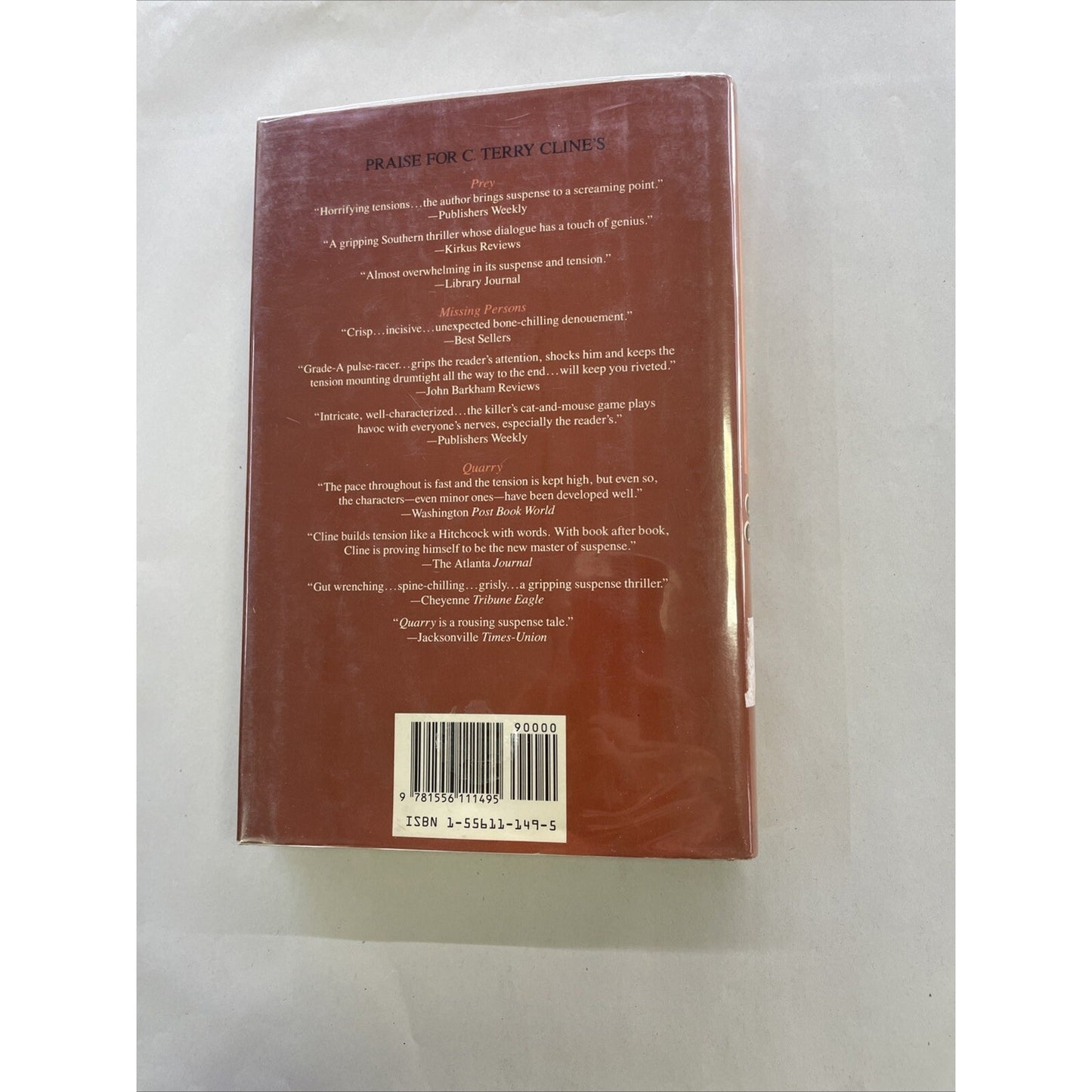 Reaper by C. Terry Cline Jr. (1989, Hardcover) - Signed By Author - 1st Edition