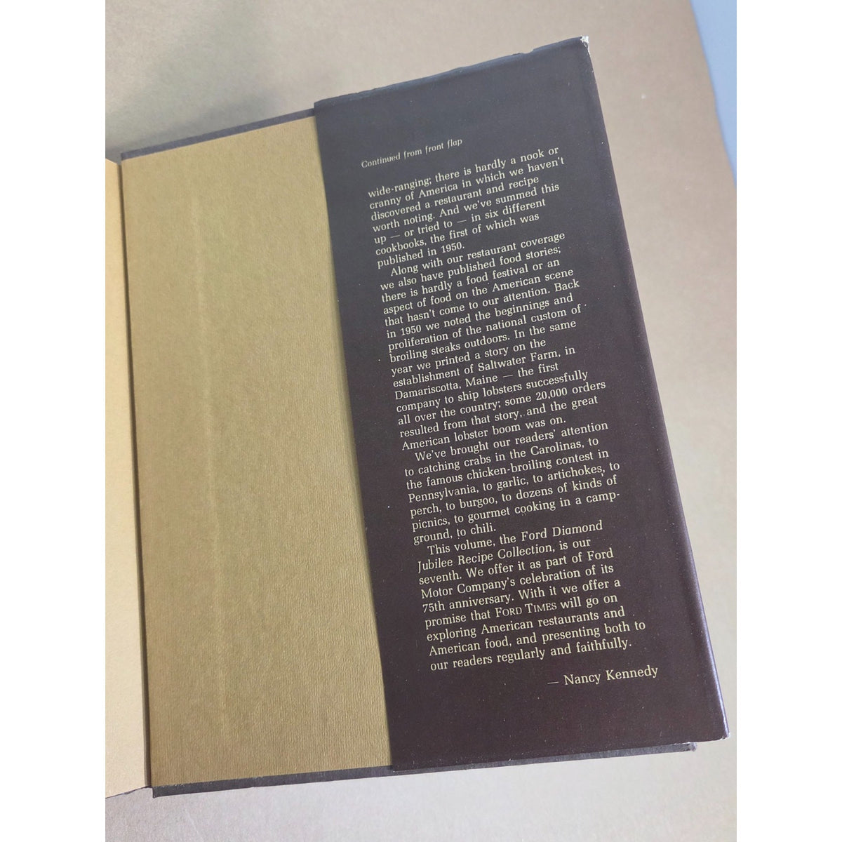 1978 Ford Diamond Jubilee Recipe Collection - Vintage 75th Anniversary Cookbook