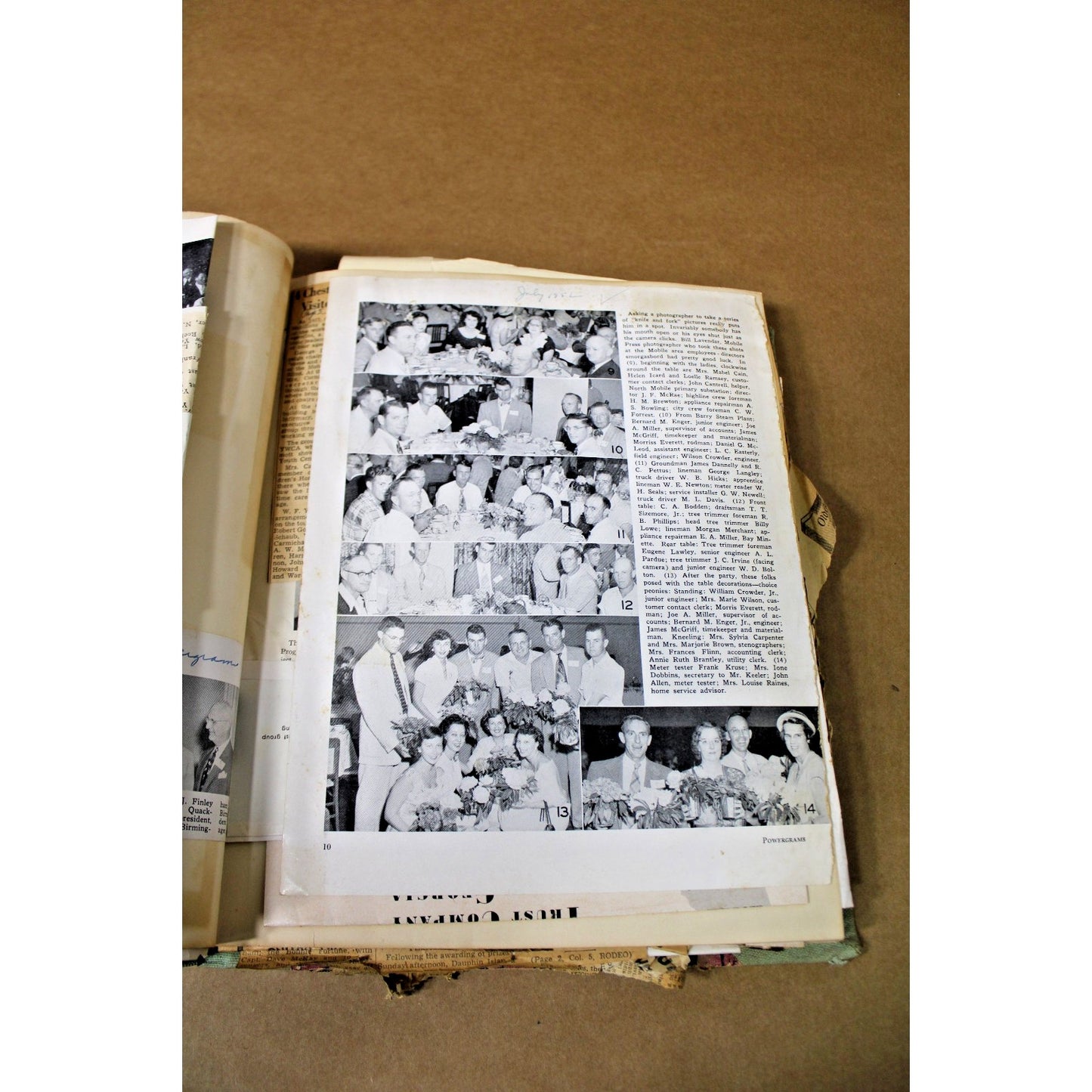 Mobile, AL Vintage Scrapbook 1952-53, Port City News, Mardi Gras, Press Register
