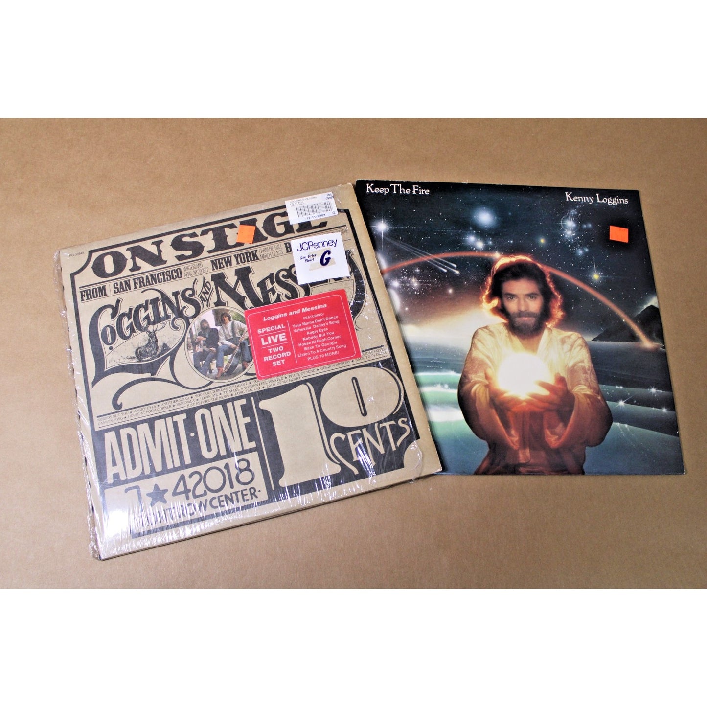Lot of 2 Records, Kenny Loggins, Loggins & Messina, Country Rock, Soft Pop