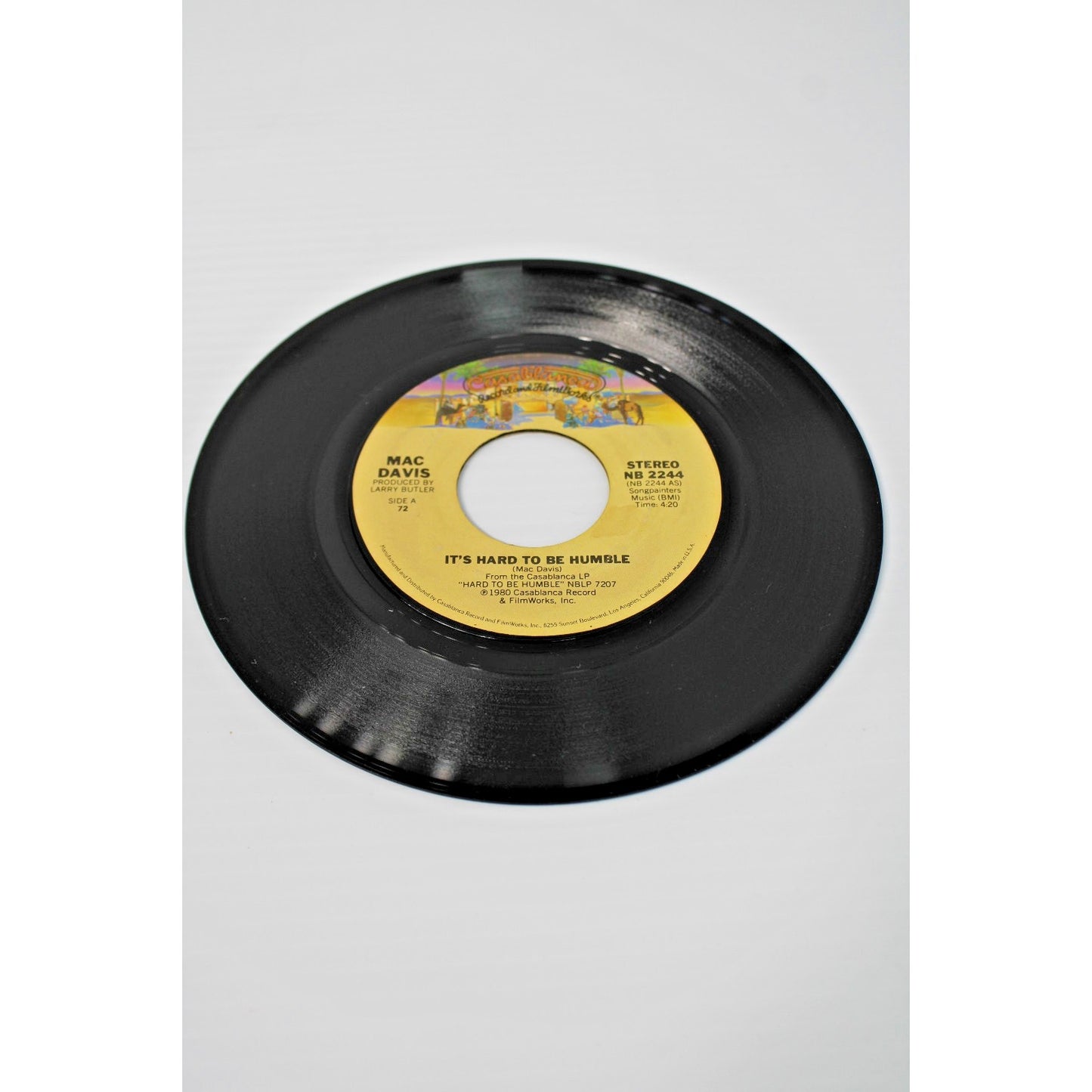 Mac Davis- Two 7" 45 RPMs, Classic Country Crossover Hits- READ