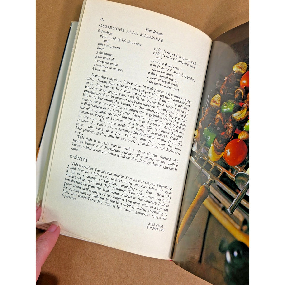 Vintage 1970 The World Book of Meat Dishes by Nina Froud - Rare Cookbook HC DJ